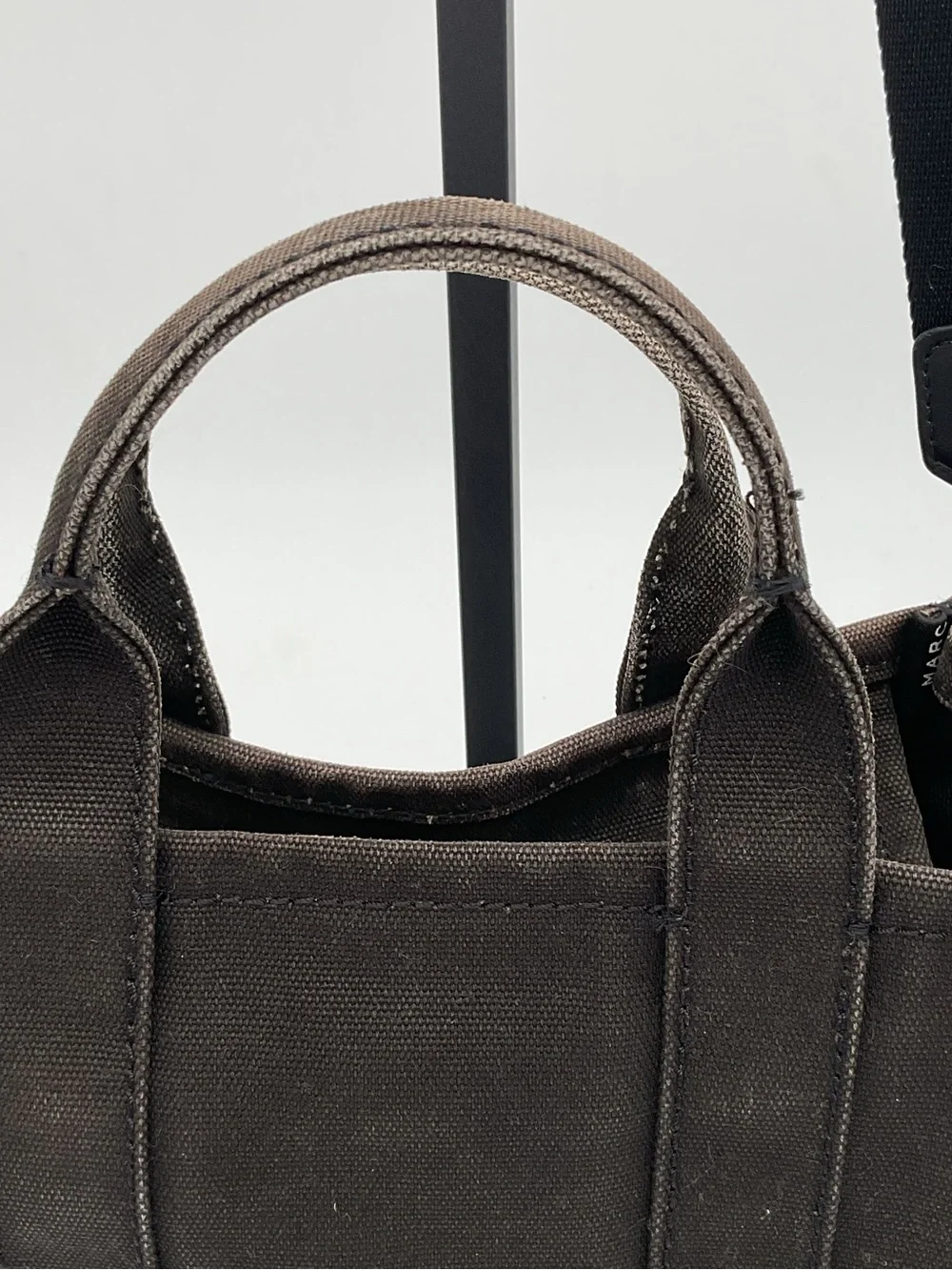 Marc Jacobs The Tote Bag Small Canvas Tote in Black - Faded